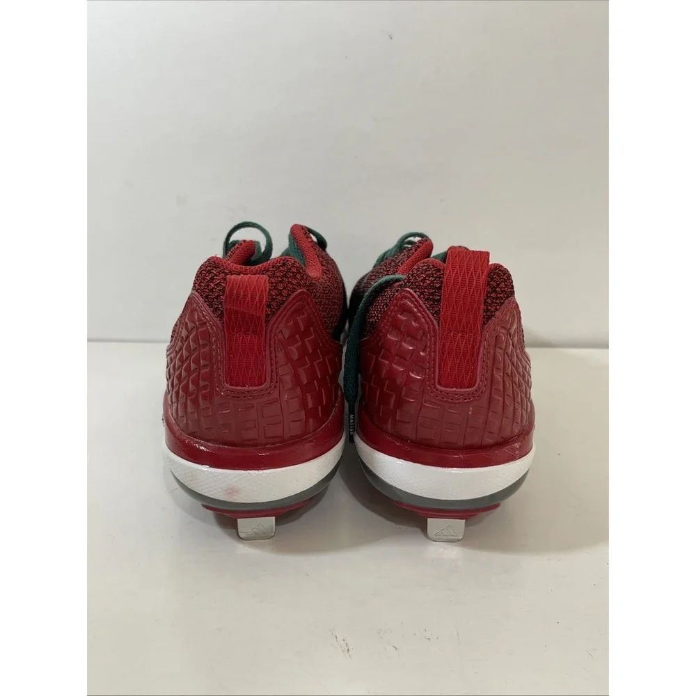 Adidas Womens Power Alley 5 Low Metal Cleats Red Size 7.‎ MD#B39219